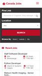 Mobile Screenshot of canada-jobs.com